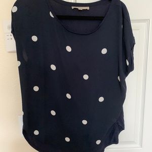 Loft Polka Dot Top